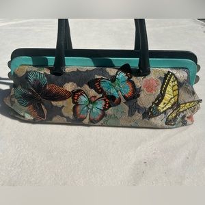 Limited edition Bottega Veneta butterflies kiss lock bag